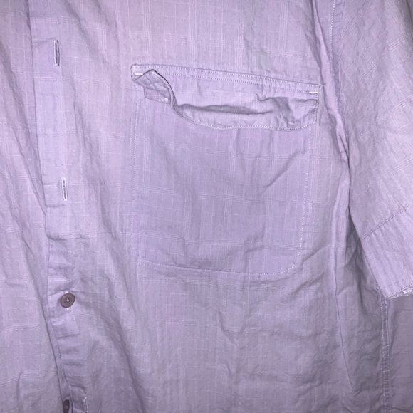 A|X ARMANI EXCHANGE Men's Button Up Short Sleeve Shirt - Picture 3 of 3